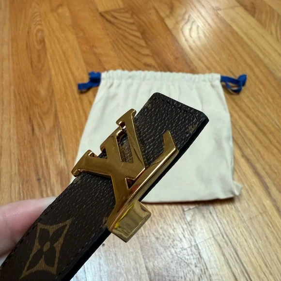 Louis Vuitton Brown Monogram Belt